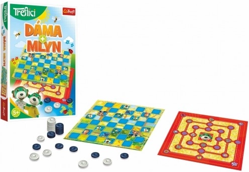 Dáma a Mlýn s Rodinou Trefliků společenská hra