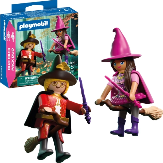 Playmobil Duo Pack – kouzelník a čarodějnice s doplňky