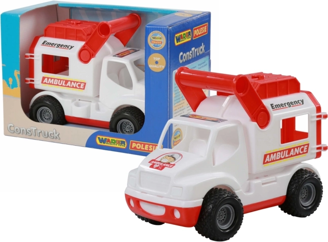 Hasičské auto Construck bílé - Polesie