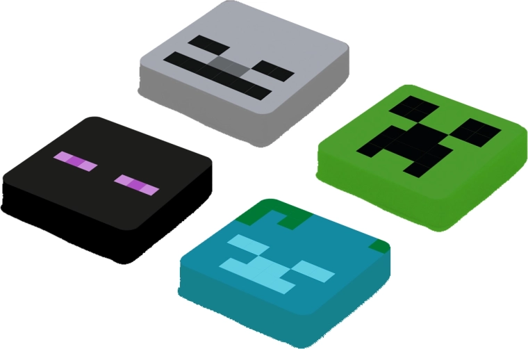 Pixie crew minecraft sada náhradních multipixelů enderman