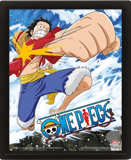 3D obraz One Piece Gum Gum Pistol