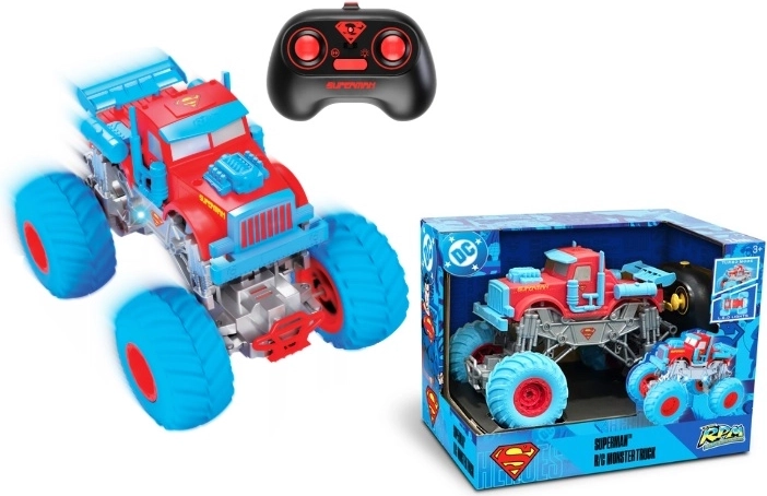 Dálkově ovládaný monster truck Superman v měřítku 1:18