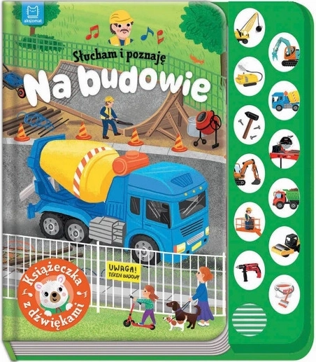Slyším a poznávám: Na stavbě – interaktivní zvuková kniha pro děti