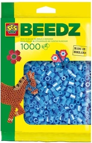 SES Creative zažehlovací korálky modré 1000 ks