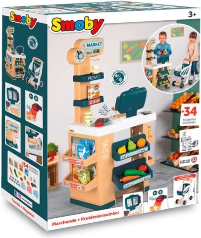 Dětský Supermarket s elektronickou pokladnou
