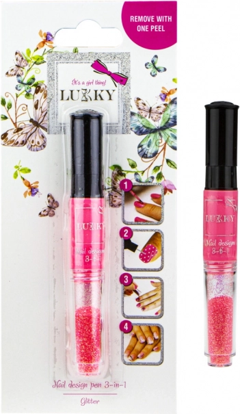 Lukky Korálový lak na nehty a třpytky 2-v-1 pro děti