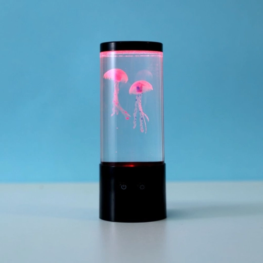 LED lampa s plovoucími medúzami – malá