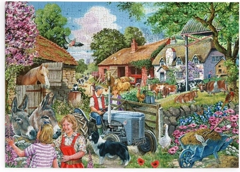 House of Puzzles Puzzle Na farmě 500 velkých dílků