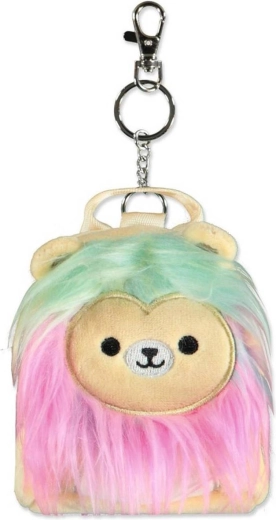 Squishmallows plyšový mikrobatůžek a klíčenka Lev Leonaro - 1 kus