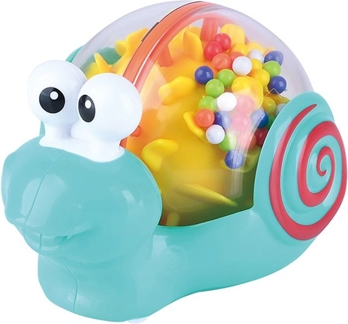 PlayGo chrastítko šnek s barevnými kuličkami
