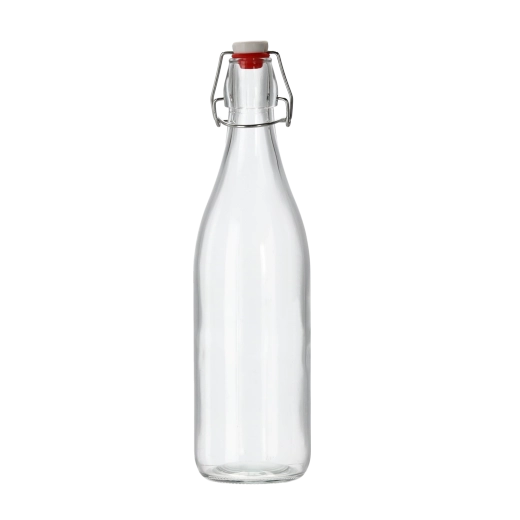 Skleněná láhev Costolata 750 ml s hermetickým mechanickým uzávěrem