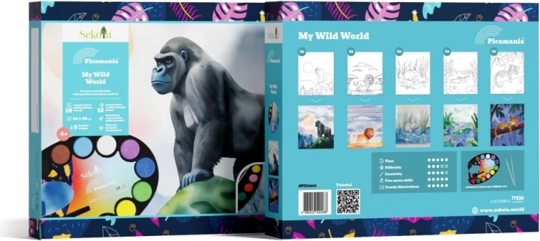 Sekoia Picamania divočina – kreativní sada na malování pro děti