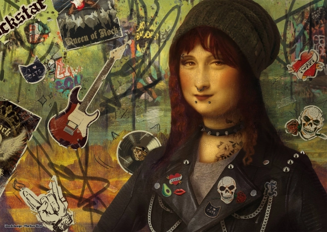 Puzzle SCHMIDT Art&Fun: Mona Lisa 1000 dílků