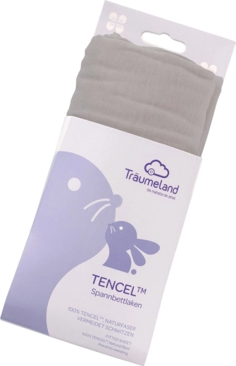 Träumeland napínací prostěradlo Tencel uni antracit