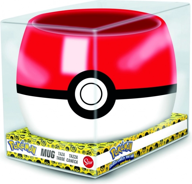 3D hrnek Pokéball – keramický hrnek pro fanoušky POKÉMON