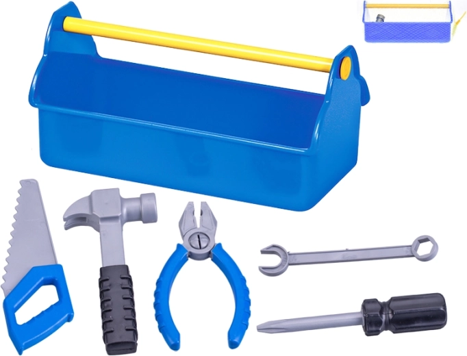 Dětská sada nářadí s přepravkou 5 ks (27,5 × 14 cm)