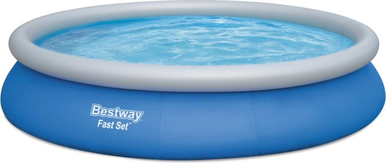 Bestway Fast Set nadzemní kruhový bazén s kartušovou filtrací 457 × 84 cm