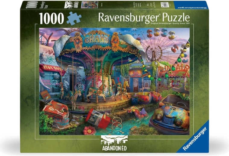 Ravensburger puzzle Abandoned: Ponurá pouť 1000 dílků