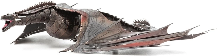 Metal earth 3D puzzle hra o trůny: drogon (iconx) kovový model