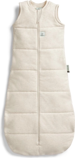 Ergopouch spací pytel z organické bavlny Jersey oatmeal marle 2,5 tog (3–12 měsíců)