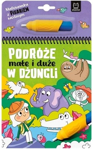 Malowanka s vodním fixem: V džungli