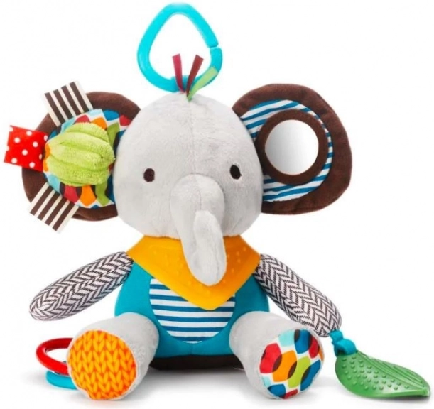 Skip Hop aktivní závěsná hračka na C kroužku Bandana Buddies sloník