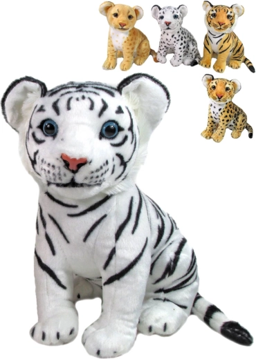 Plyšové safari mládě 31 cm (tygr nebo levhart) - 1 kus