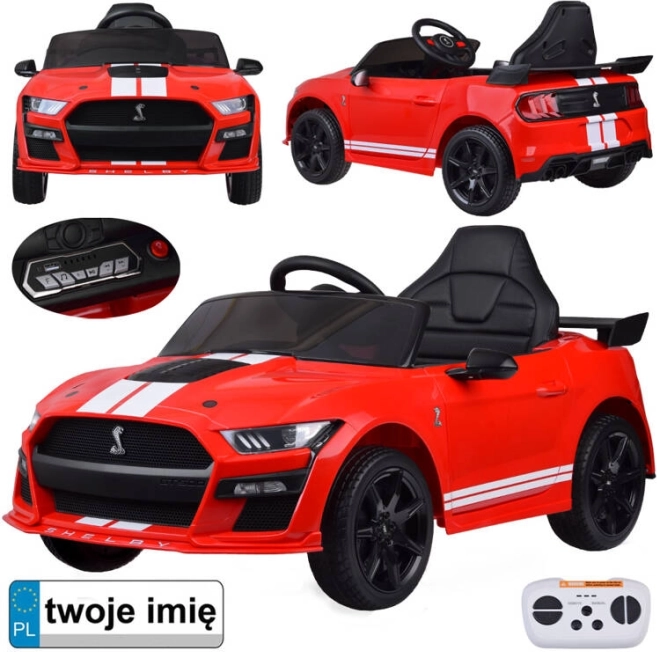 Dětské elektrické auto Ford Mustang Shelby GT500 s rádiem – CZ