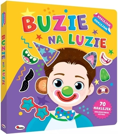 Samolepková knížka Naklejam, odklejam: Buzie na luzie