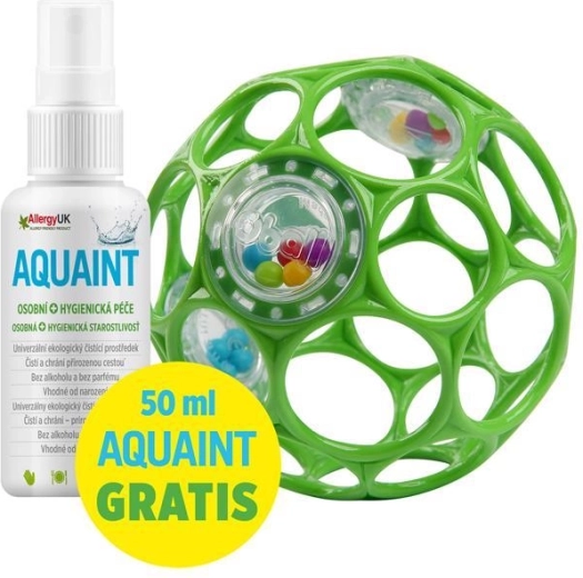 Oball chrastítko 10 cm seafoam + Aquaint čisticí voda 50 ml