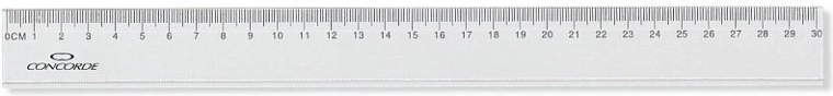 Pravítko CONCORDE 30 cm transparentní