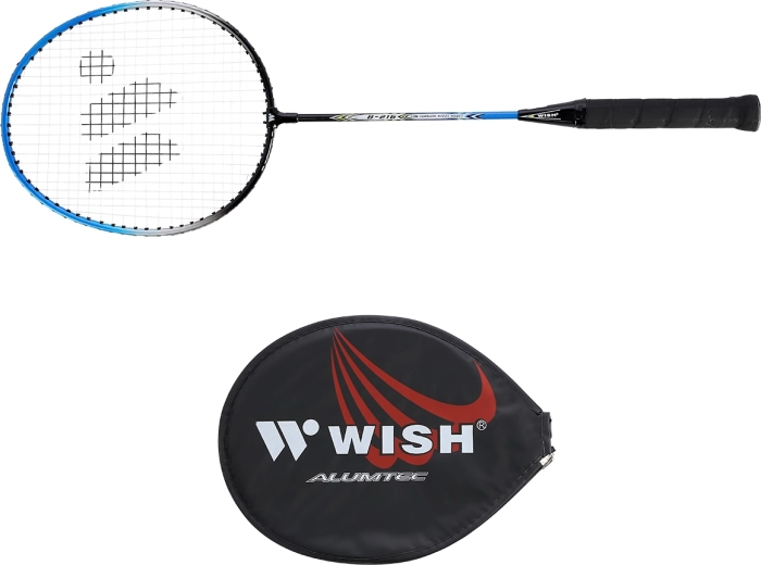 Badmintonová raketa Wish Steeltec 216 modro‑černá
