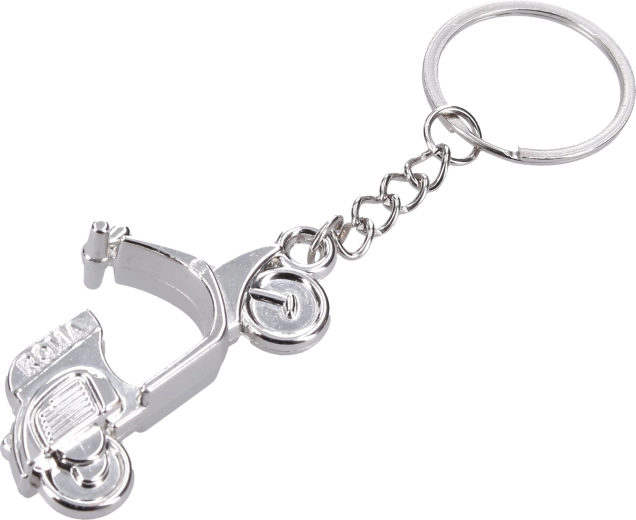 Kovová klíčenka skútr