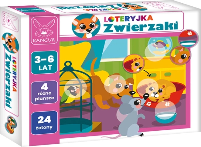 Loteryjka zvířátka – vzdělávací hra pro děti od 3 let