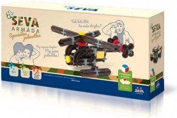 Stavebnice SEVA Armáda – speciální jednotka, 162 dílků