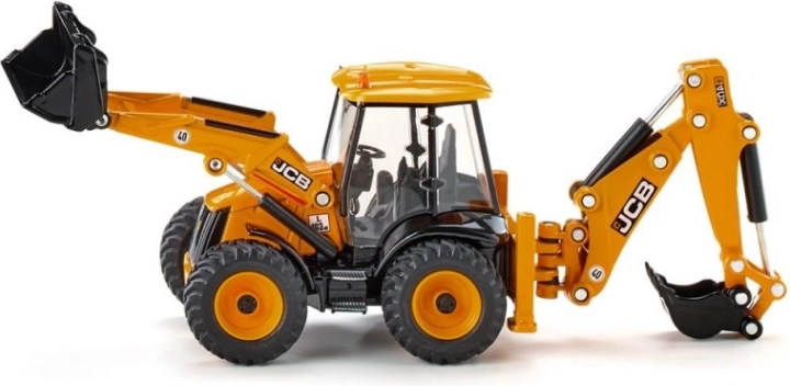 Model JCB 4CX – koparko‑nakladač pro děti