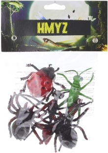 Sada plastového hmyzu 5 ks v sáčku