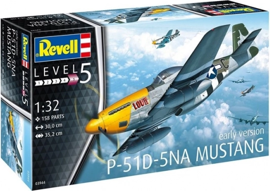 Revell P-51D Mustang plastový model letadla 1:48
