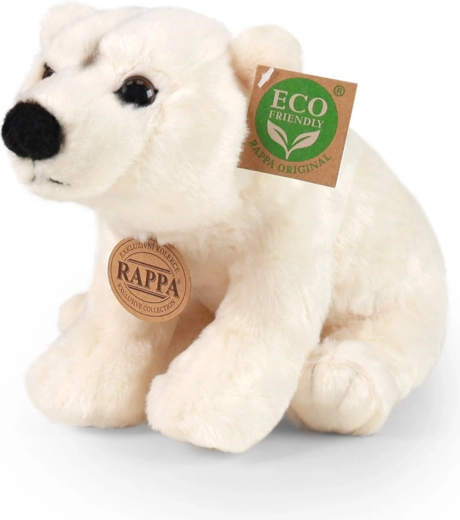 Rappa Plyšový medvěd lední eco-friendly 22 cm