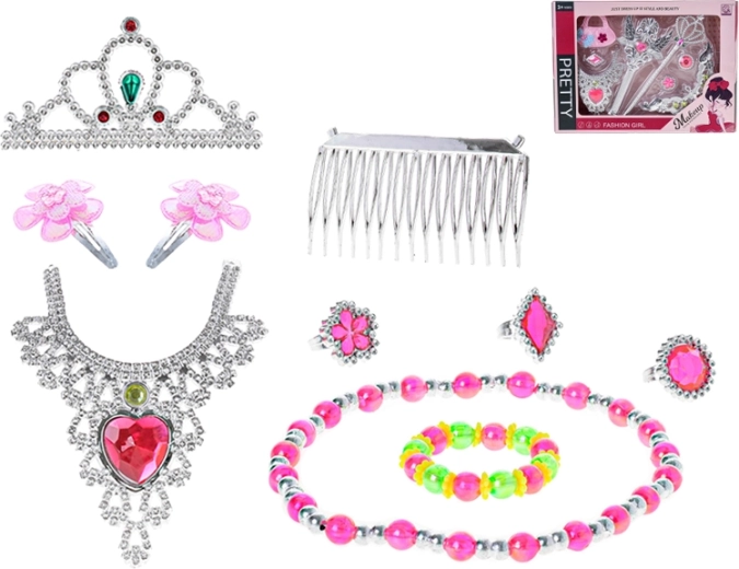 Dětská sada krásy s korunkou nebo žezlem