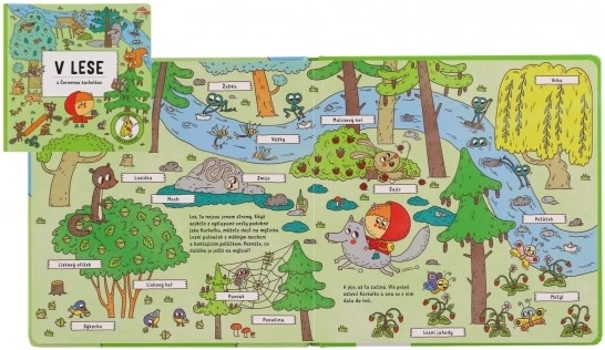 Kniha V lese s Červenou Karkulkou