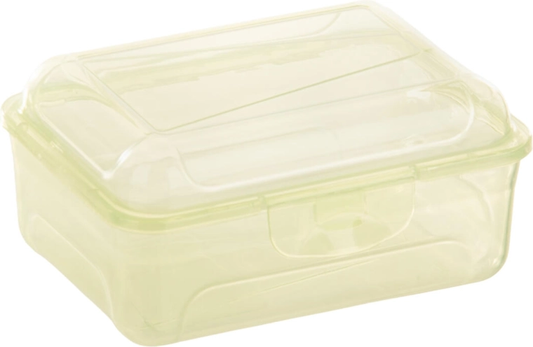 Svačinový box s klik uzávěrem 14 × 10 × 6,5 cm - 1 kus