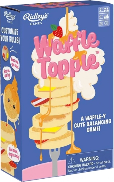 Stolní balanční hra Ridley's Games svrhni vafle
