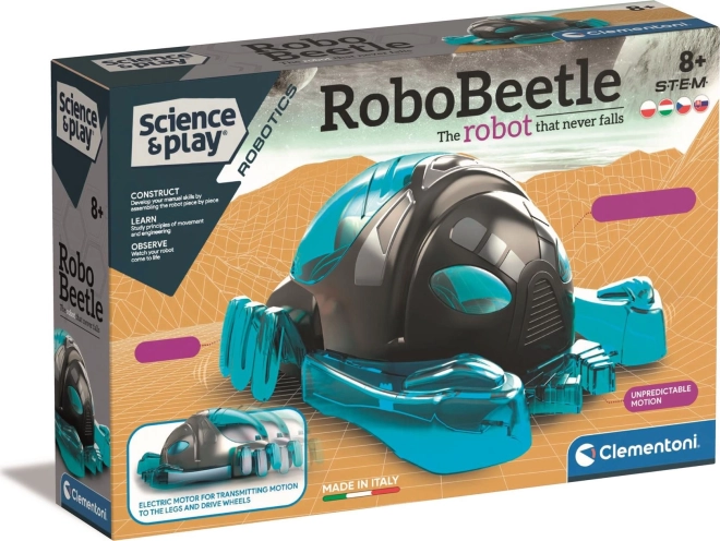 Clementoni Science & Play Robotics RoboBeetle – robotický brouk proti pádu