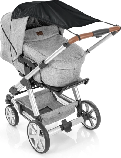 Reer sluneční clona na kočárek černá UPF 50+