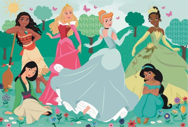 Puzzle maxi 104 dílků Disney Princezny