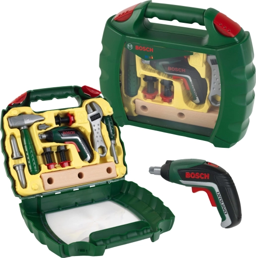 Dětský kufřík s nářadím BOSCH Mini a aku šroubovákem Ixolino II