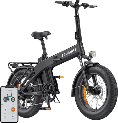 Elektrické skládací kolo Engwe EP-2 3.0 boost 250 W 20" černé