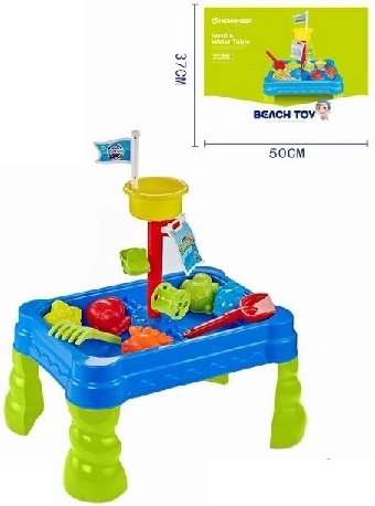 Stolek na hraní s pískem a vodou, 20dílný set