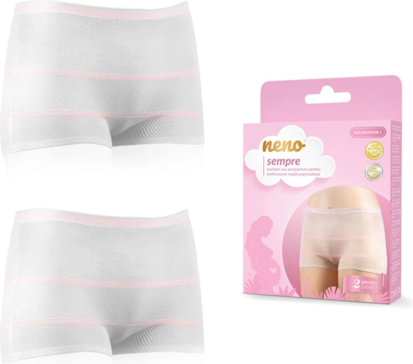 Neno Sempre poporodní kalhotky, velikost M (2 ks)
